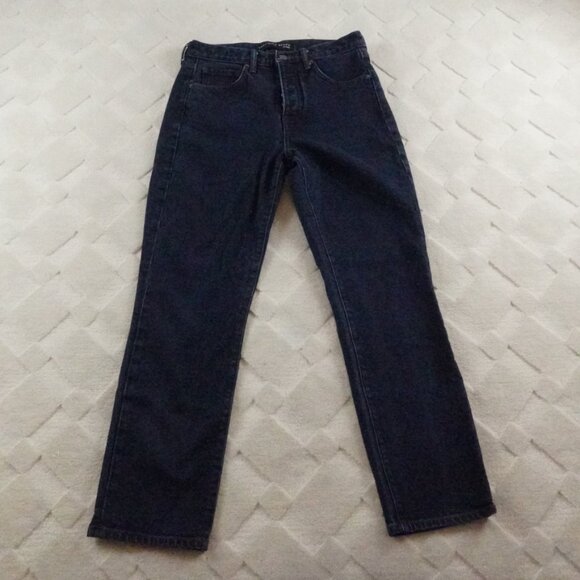 Veronica Beard Dark Blue Slim-Straight Leg Jeans - Picture 2 of 12
